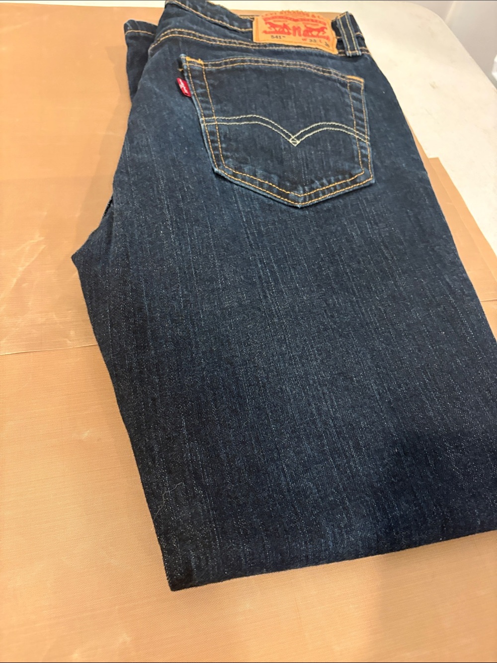 Levi's Men's Dark Blue Straight Jeans